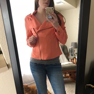 Coral Size Small Jacket Just Fab